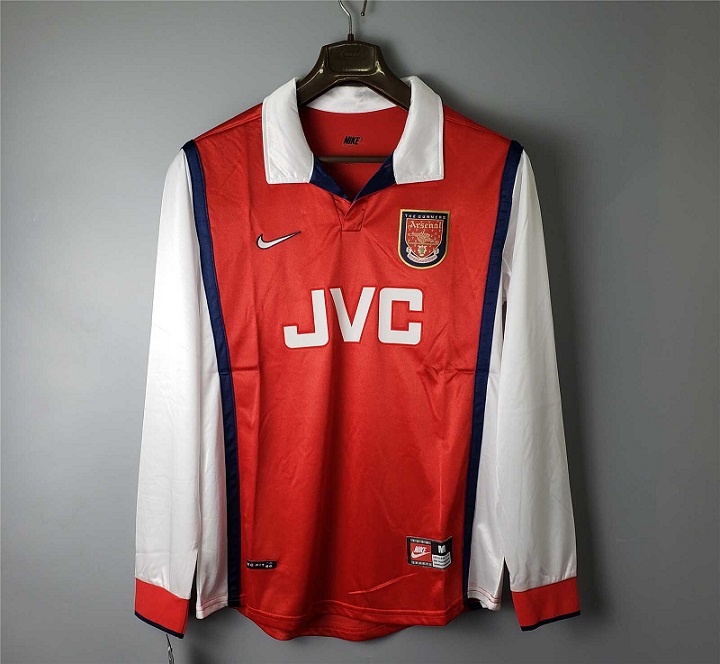 AAA Quality Arsenal 98/99 Home Long Soccer Jersey